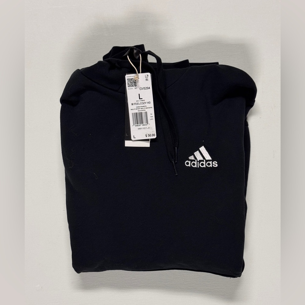Brand New Adidas Essentials Fleece Hoodie - Picture 9 of 9